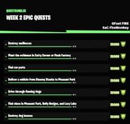 Completing weekly challenges gives a nice XP boost to players (Inage via DreamGamingDK \ Twitter)